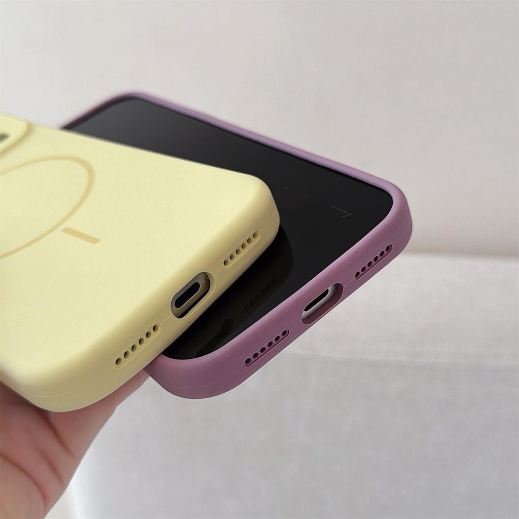 For iPhone 17 Pro Max Case Compatible with MagSafe Rhinestone Decor Lens Frame Silicone Phone Cover