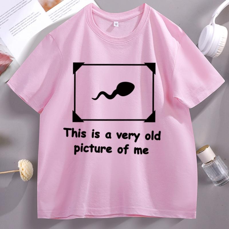 This Is A Really Old Photo Of Me Tshirt Funny Print Tshirt Unisexs Tshirt Crew Neck Short Sleeve Street Style