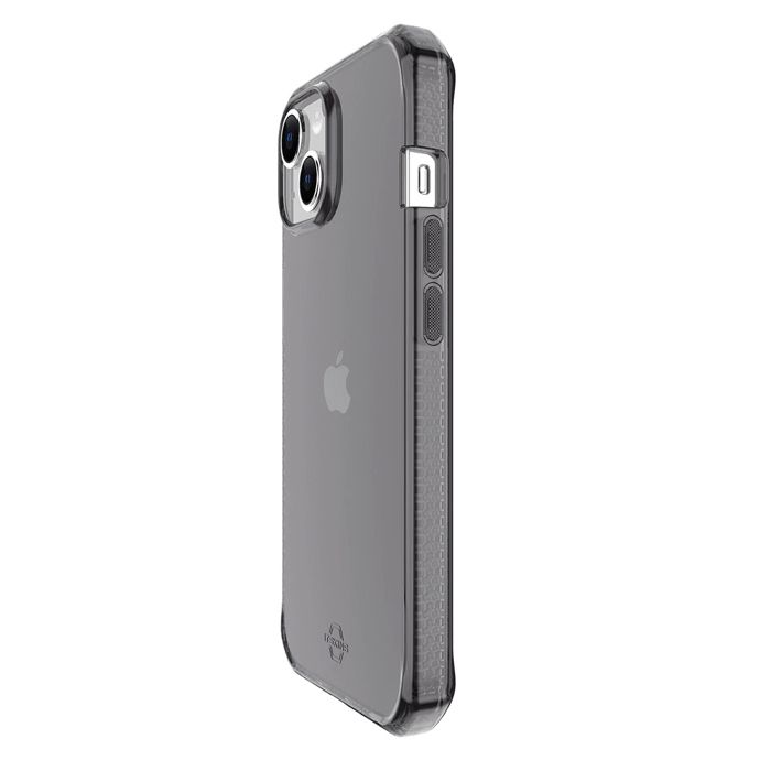 Coque - itskins - spectrum clear - iphone 13 - renforcée - gris - rigide