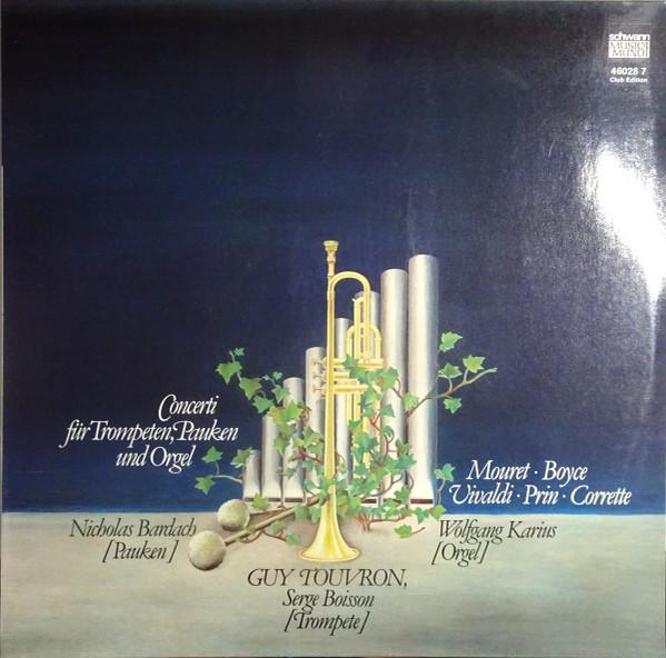 

LP Record NICHOLAS BARDACH GUY TOUVRON SE Concerti Fr Trompeten Pauken Und 46028 Schwann Musica 1979 Germany Classical Used