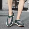 Fashion Lightweight Outdoor Walking Shoes New Men's Breathable Mesh Sandals Slip-on Beach Handmade Flats Summer Sports Shoes for Men