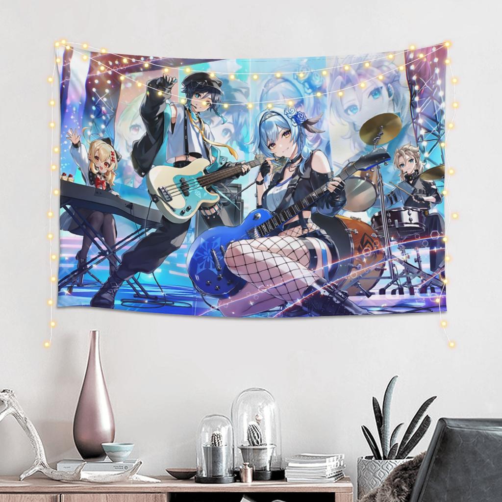 Colorful Anime Girl Tapestry Room decoration Home Decoration Tapestry Decor Accessories Cute Room Decor