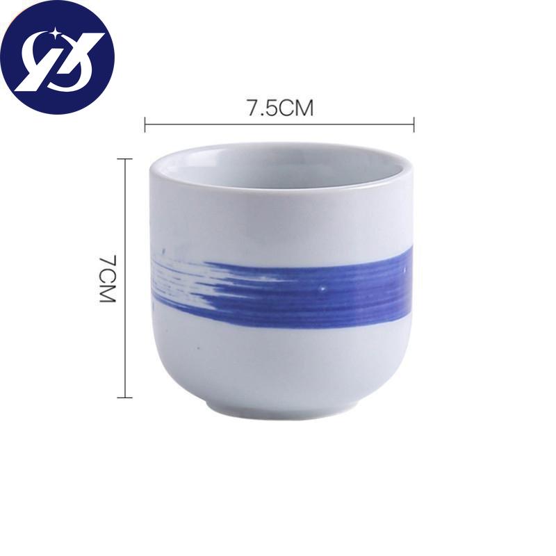 Ceramic Small Tea Cup Porcelain Hotel Restaurant Coffee Cup Simple Office Water Cup Drinkware