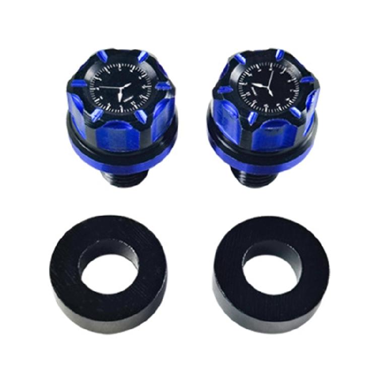 

Universal Aluminum Rearview Plugs for Most Motorbike Scooter синій