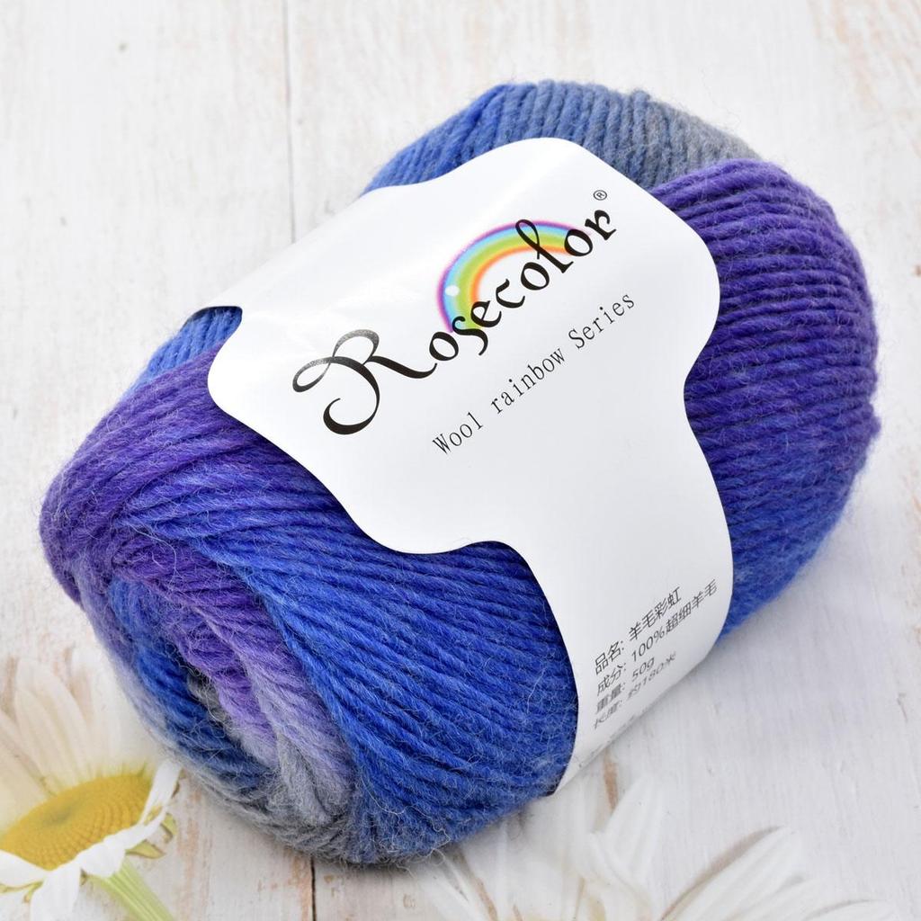 6pcs 300g (10.56oz) Soft Wool Yarn for Knitting Crochet DIY Blanket Shawl Scarf Amigurumi Jewelry Making Premium Craft Supplies Needle Arts Yarn