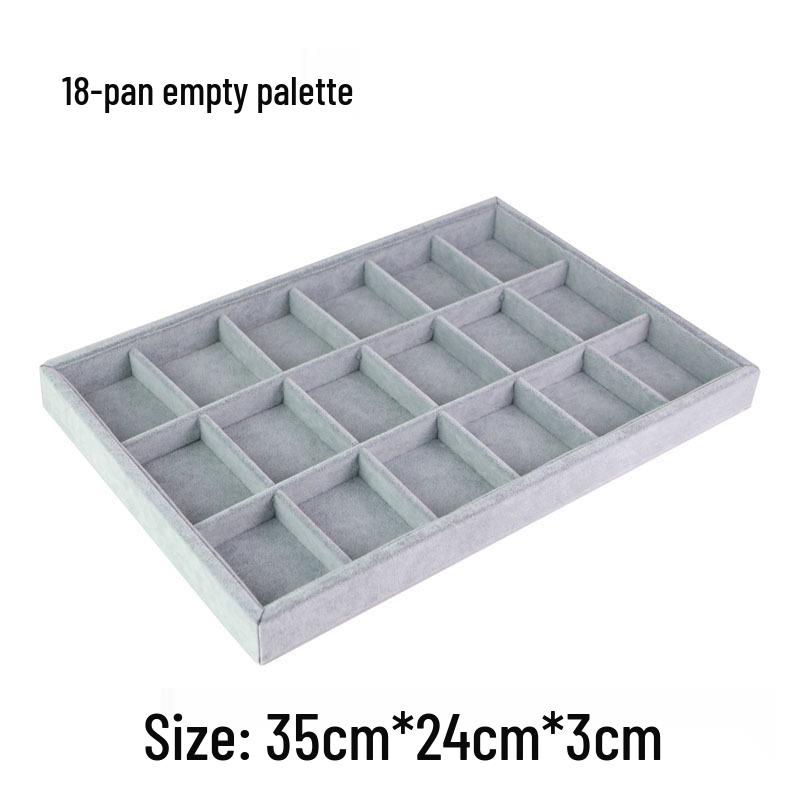 Zestaw biżuterii z lodowego aksamitu: Taca, Rama, Manekin, Przechowywanie naszyjników i bransoletek