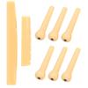 Acoustic Guitar Pins Pegs Guitar Bone Saddle Nut Guitar Parts Replacement Tool Accessory