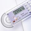 Durable 3-in-1 Ruler With Protractor Clear Multi-function Ruler 15cm Calculator Ruler School Office