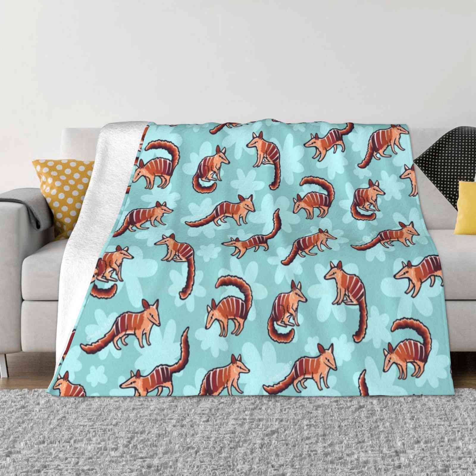 Numbat Top Quality Comfortable Bed Sofa Soft Blanket Numbats Noombats Walpurtis Australian Animals Repeating Patterns Cute 30x40in