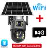 2025 Nuova telecamera IP WiFi wireless esterna 4K 8MP 4G Sim Card con batteria solare, doppia lente, doppio schermo, protezione di sicurezza, sorveglianza CCTV