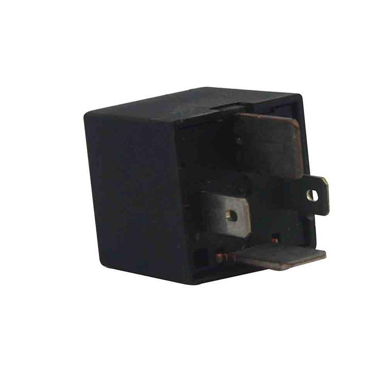 12V 70A Four-Pin Car Turn Signal Relay Flasher - Black