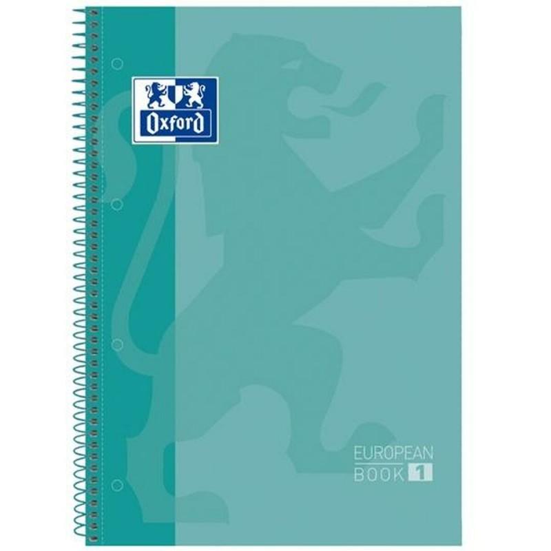 Oxford Oxford European Book Ice Mint A4 Notebook 5 Pieces