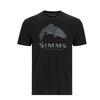SIMMS Fishing Clothes Camo Sunblock Outdoor Luya Short-sleeved Sweatshirt Breathable T-shirt Top