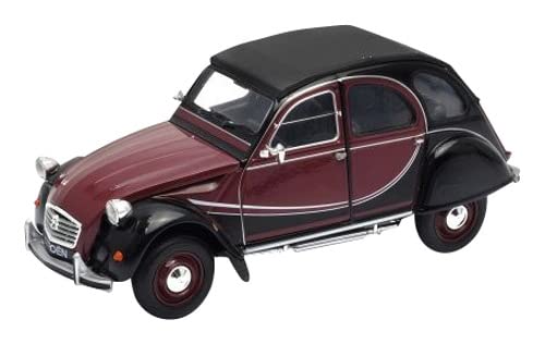 

WELLY Citroen 2CV 6 Charleston Finished Product 1/24 Brown/Red
