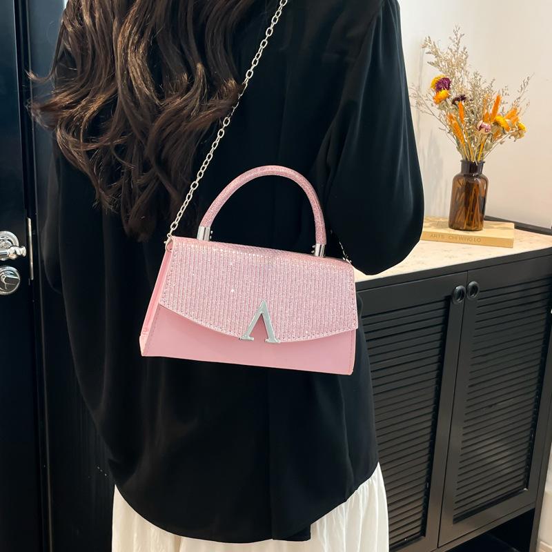 European and American fashion dinner bag, shiny handbag, handbag with evening dress bag, banquet evening bag, princess bag.