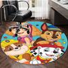 1pc Paw29 Carpet, Round Rug, Comfortable, Suitable for Entryways, Living Rooms, Office, And Bedrooms, Christmas Decoration