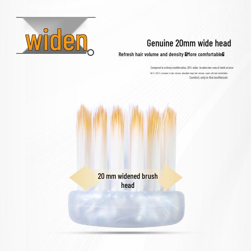 High-End Wide Head Soft Bristle Toothbrush for Adults - Family Pack