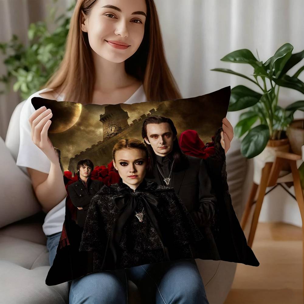 M-Movie T-Twilight Pillow Case Short Plush Sofa Decorative Gift Home Double-sided Printing Cushion