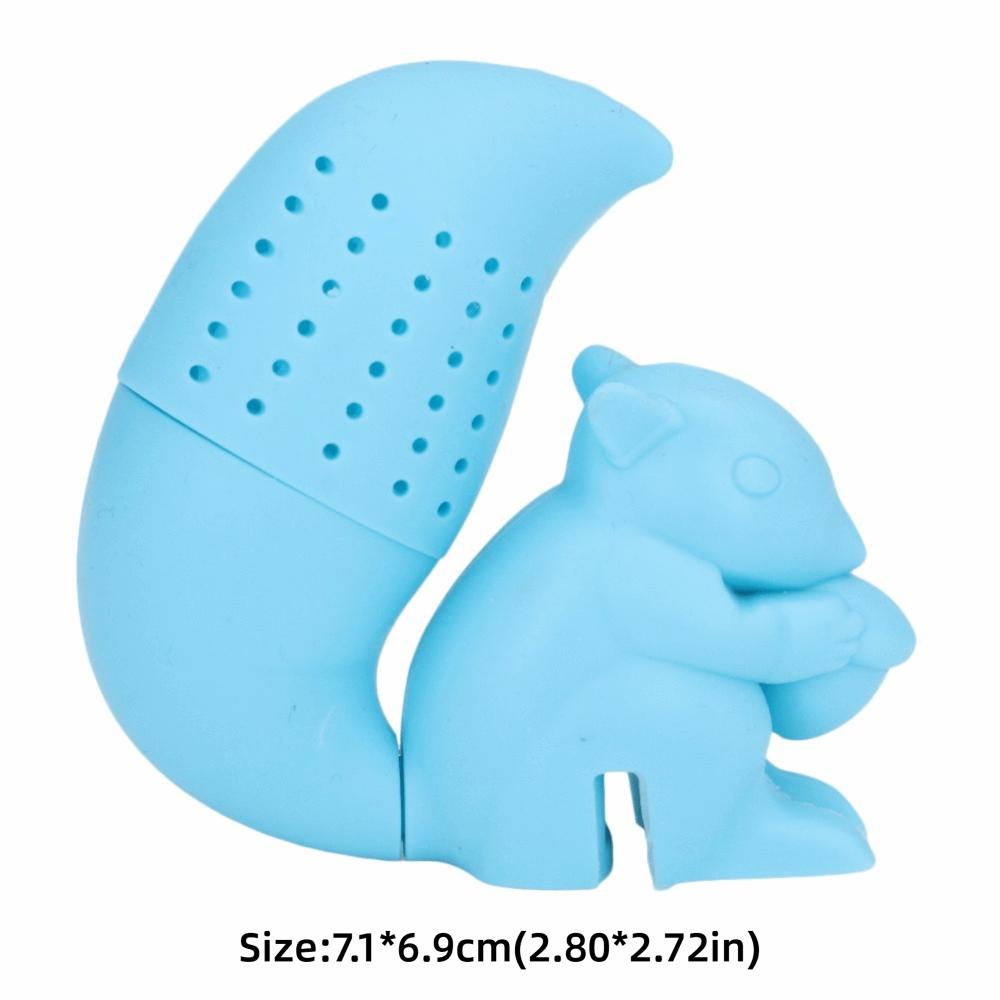 Silicone Squirrel Tea Infuser Squirrel Shape Squirrel Tea Filter Squirrel Tea Strainer  Tea Brewing