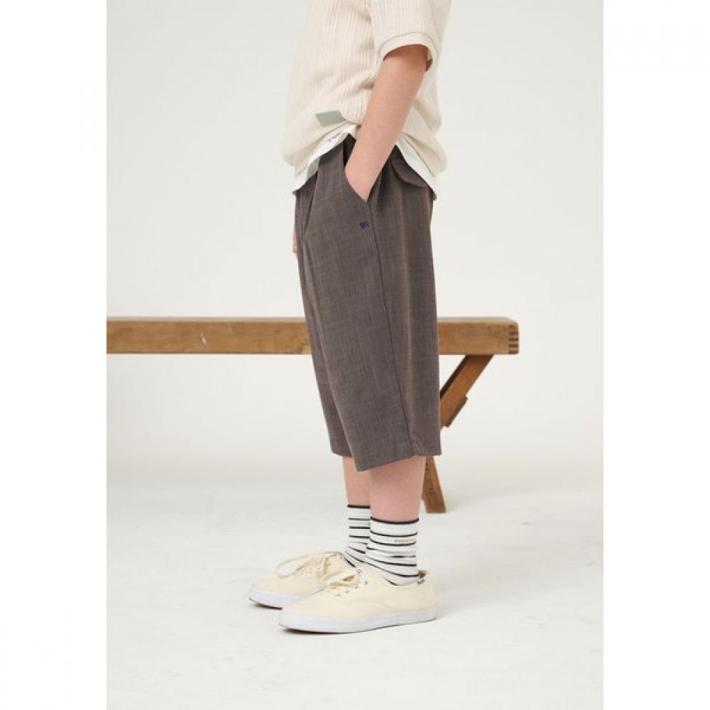 The Coffee Bean   Tea Leaf Brown Two Tone Shorts Bz21pt02bn