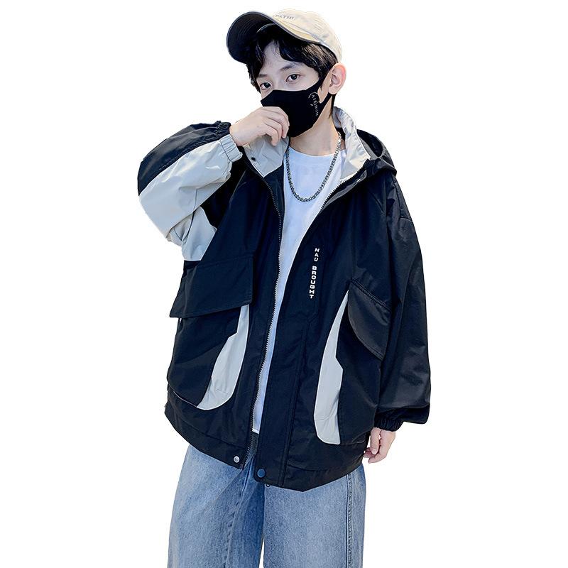 Kinder Mode Lässiger Mantel 2025 Frühling und Herbst Jungen Trench Handsome Storm Jacke