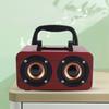 Retro Wooden Wireless   Speaker Portable Music Player for Mobile Phone PC