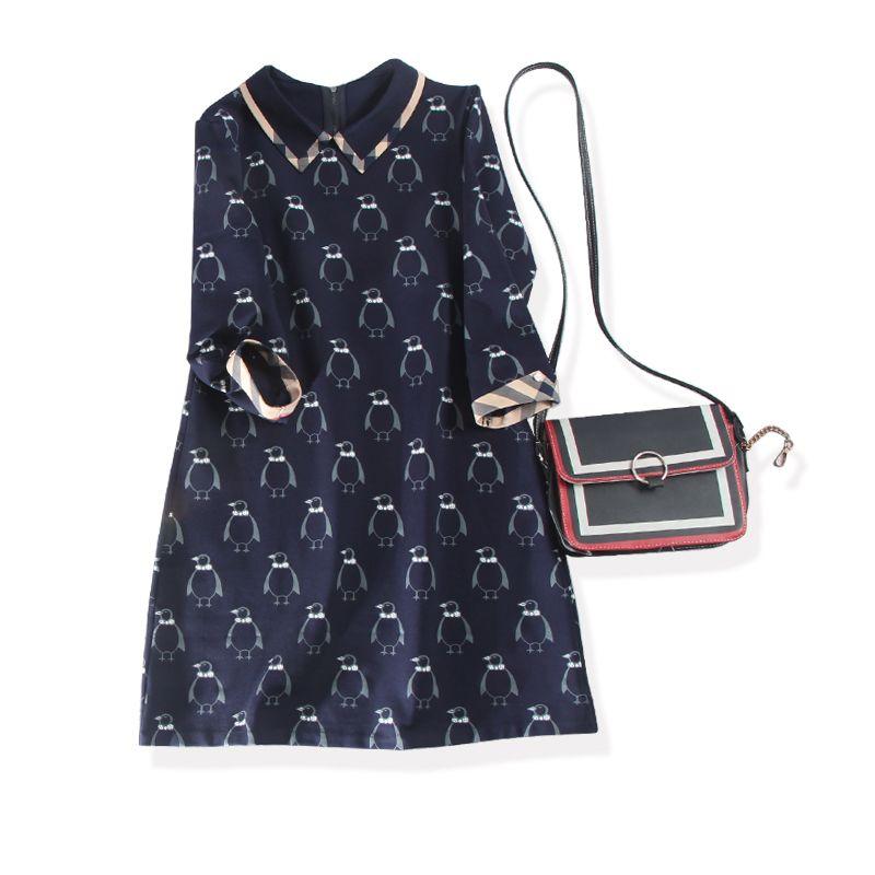 

Осенне-зимнее умное детское А-силуэтное платье-пальто на римском хлопковом утеплителе JGR8927 XL