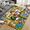 1pc Disney Cartoon Characters Pattern Carpet Area Rug Non-slip Carpet Hand Washable Floor Mat Suitable For Living Room Bedroom Home Decor