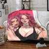 1pc KPop Demon Hunters MIRA1 Blanket, Gift, for Men and Women, Soft Blanket, Good for Sofa Bed Couch Travel, Lightweight Flannel Blanket