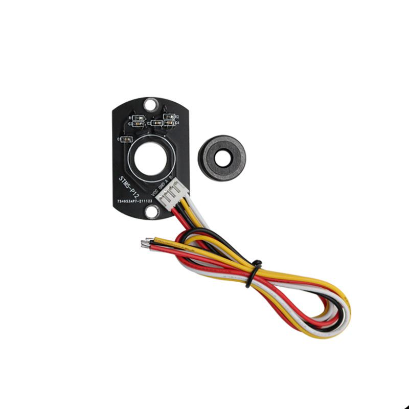 Double Hall magnetic encoder steel pipe motor code disc bobbin motor speed direction sensor tail shaft 5mm