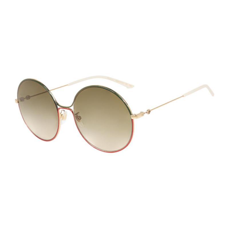 GUCCI Metal Round Vintage Tea Lenses Sunglasses Sunglasses Women's