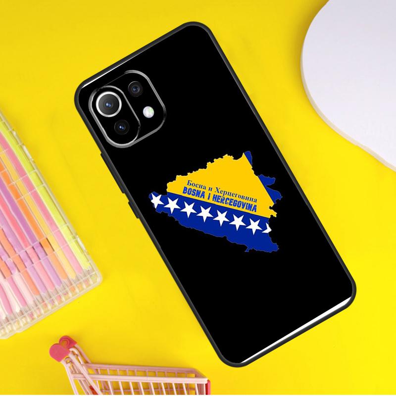 Bosnia and Herzegovina Passport Cover For Xiaomi 14 Ultra 13 11T 12T 13T 14T Pro POCO X6 X7 Pro X3 X5 F3 F5 F6 M6 Pro Case