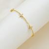 New Japanese Korean Zircon Four Clover Bracelet For Women Fashion Rhinestone Flower Bracelet Casual Party Jewelry Lady Gift