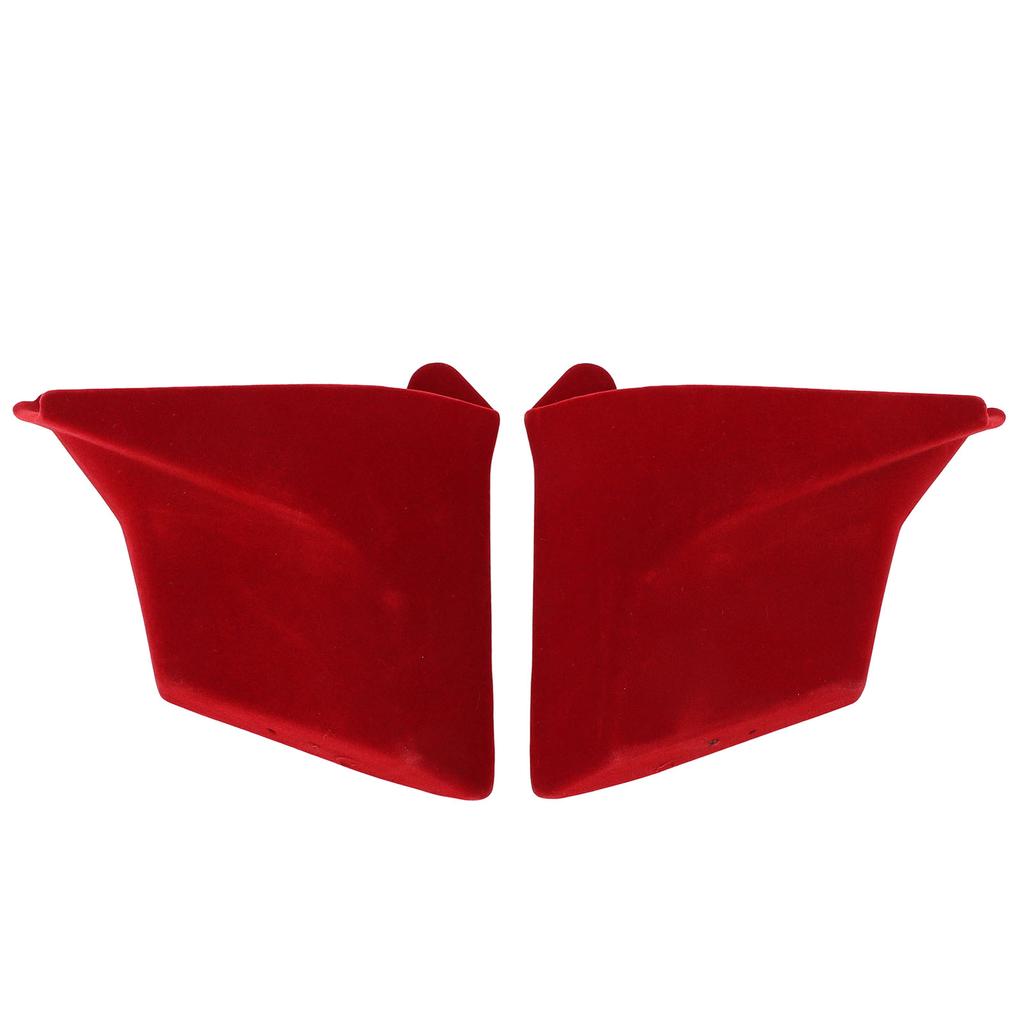 1 Pair Center Console Organizer Ample Storage Space Front Row Armrest Storage Box for Cayenne 2011 to 2017 Red