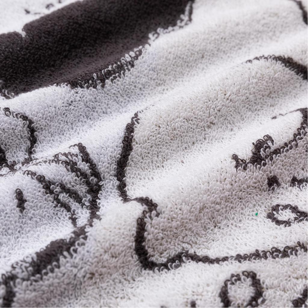 Nishikawa Snoopy Hand Towel PEANUTSfriend My Town Made in XT33706619 Washcloth, 34x35cm, Washable, 100% Cotton, PN3659TW, Pattern, Japan, White,