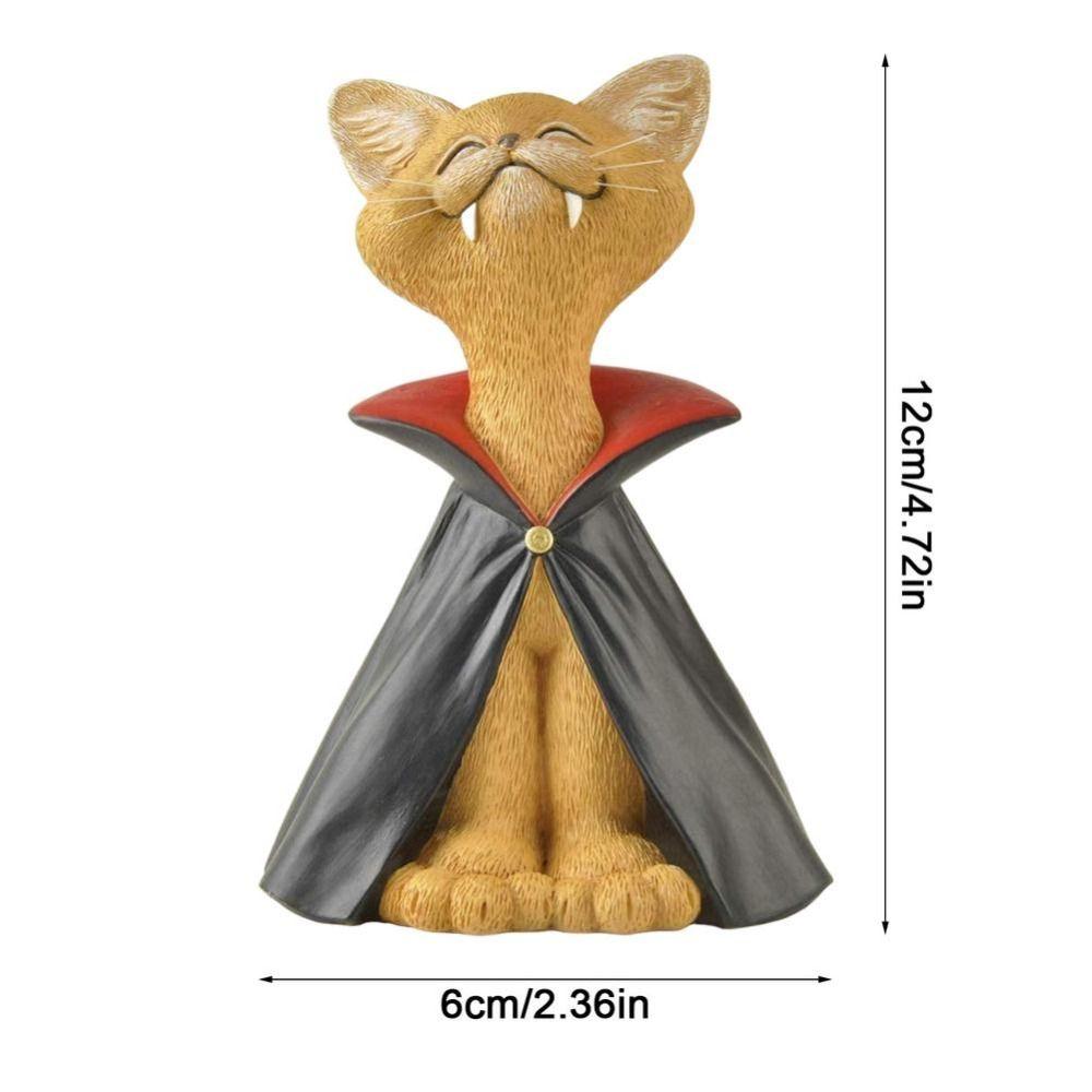 

Современный Хэллоуин Черная Кошка Милая Кошка Статуэтки Декор Офис оранжевый