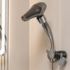 Wall-Mounted Hair Dryer Holder No Punching Bathroom Storage Rack Blower Bracket  Toilet