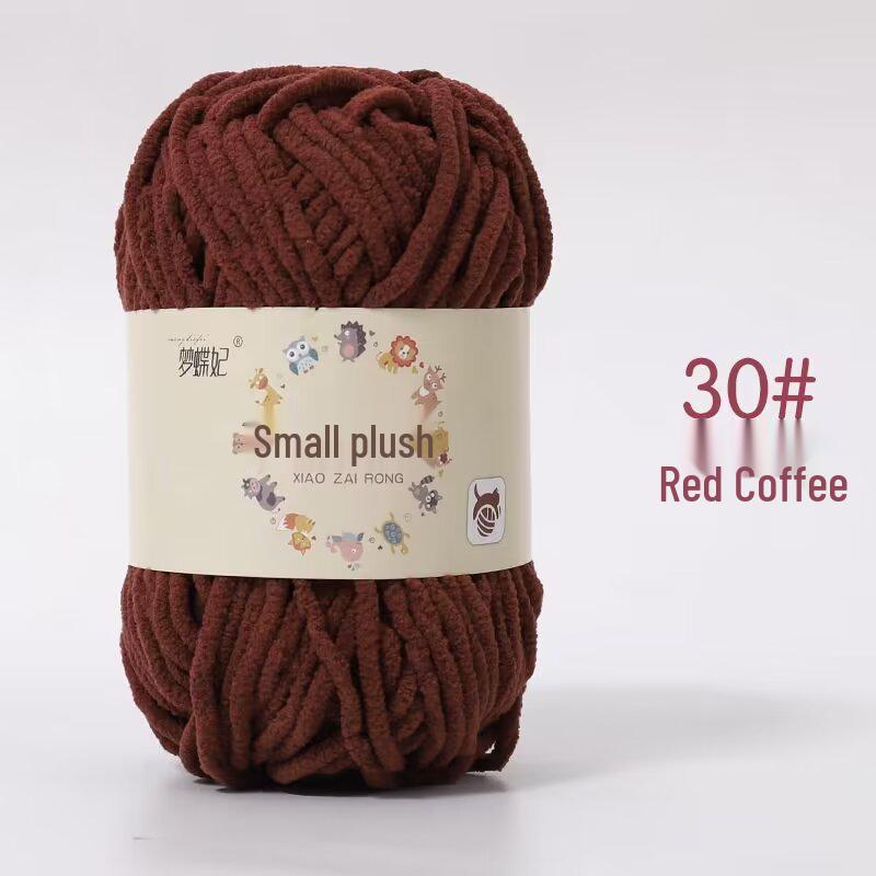 Little Velvet Chunky Yarn for DIY Knitting & Crochet - Cute Baby Crafts, Scarves, Dolls & Shoes