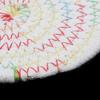 11cm 4.3 '' Table Mat Braided Cotton Round Rug Carpet Cut Kitchen Accessories