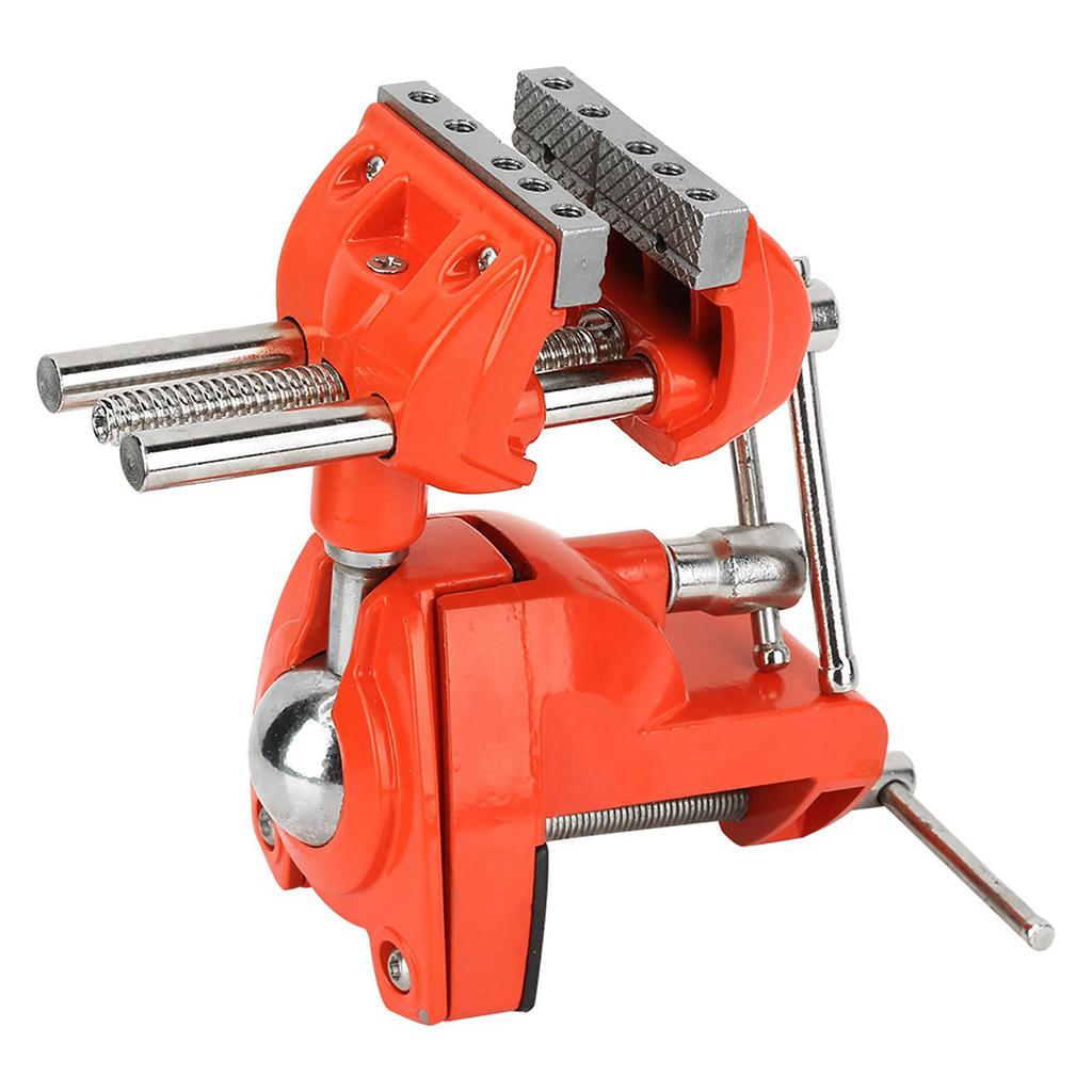 Mini 360° Rotating Clamp Vise Adjustable 70mm Jaw Width Vise Table Clamp for Workbench Woodwork Milling Vise