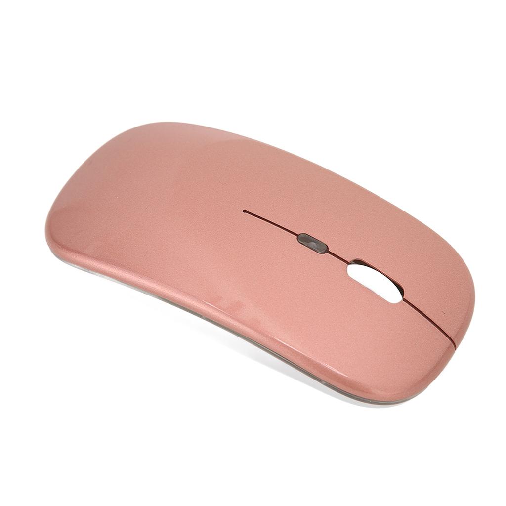 2.4G Wireless Mouse Ultrathin Chargeable Mute 1600DPI Color Backlight Game Mouse with 2.4G Receiver for Laptop Computer