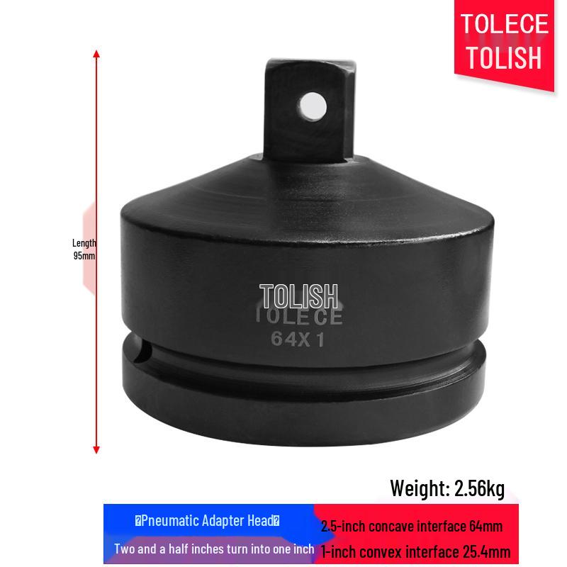 Socket Wrench Adapter: 1/2" To 3/8" To 1/4" Drive Reducer for Air Impact Wrench