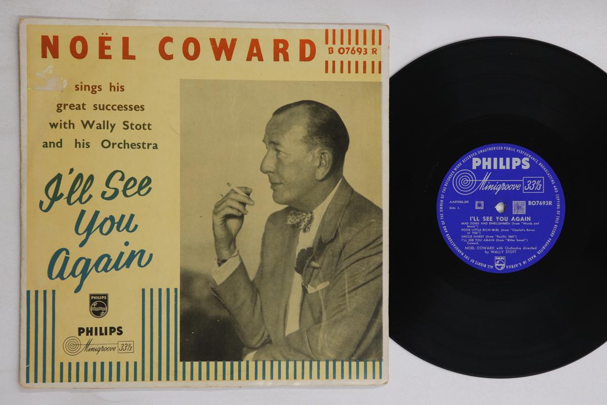

10inch Record NOEL COWARD - I ll See You Again BO7693R PHILIPS South Afri Pop Used