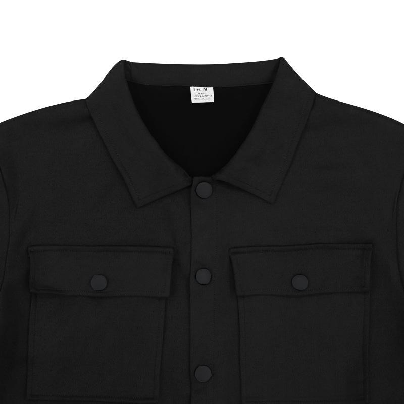 Men's Fall/Winter Suede 2-Piece Set: Single-Breasted Jacket & Trousers Suit