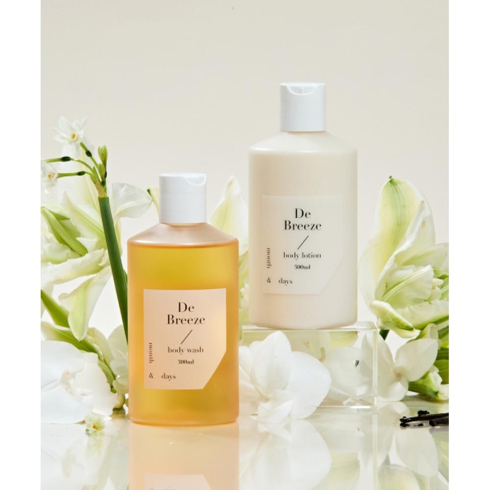 MonthnDays [boDy Set] Perfume Care D Breeze Clean Soap Fragrance  boDy Wash 300ml+boDy Lotion 300ml FREE