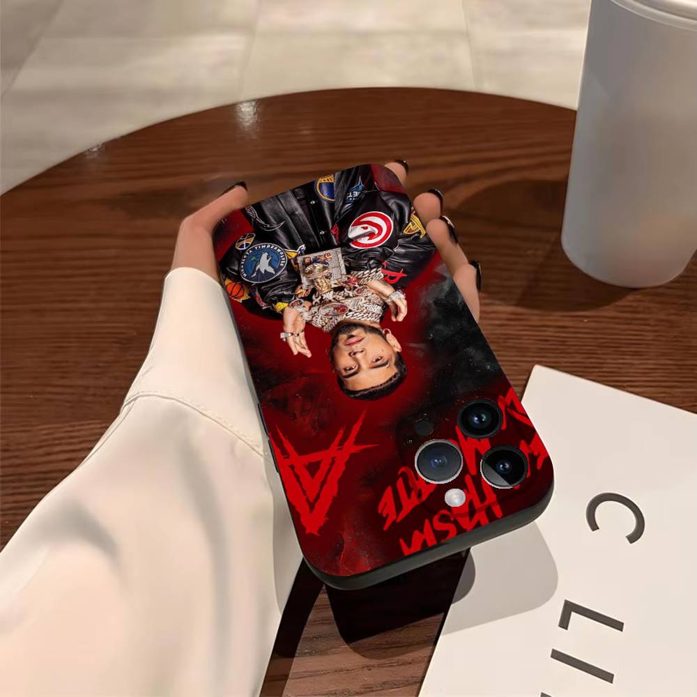 

A-Anuel A-AA Rapper Phone Case for iPhone 17,16,15,14,13,12,11,Pro,X,Xs,Max,Plus Shockproof Cover iPhone13PROMAX