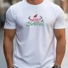 Ho Ho Ho" Spielerische Schriftzug Herren T-Shirt - Energetisches Festliches Gefühl