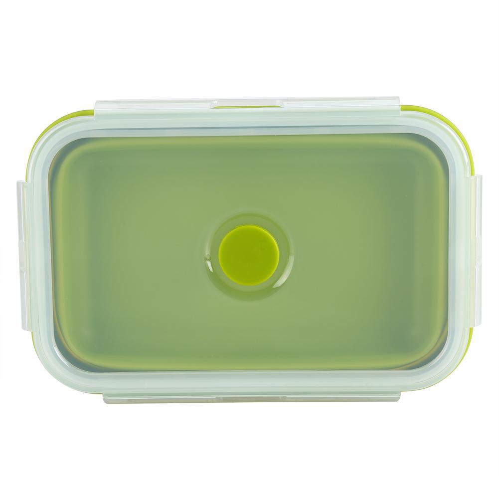 800ml Silicone Collapsible Portable Lunchbox Bowl Folding Food Storage Container