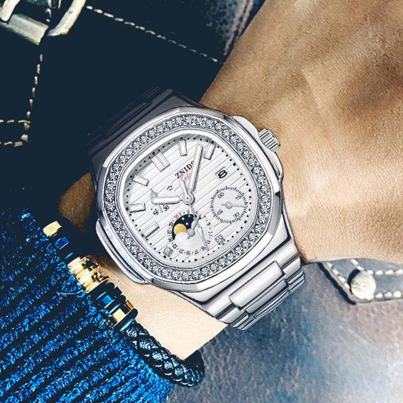 

Zoniton Оригинальные мужские автоматические водонепроницаемые часы со стальным браслетом