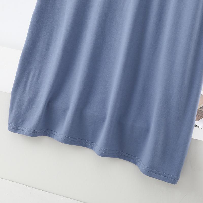 Modal Women's Sleeveless Pajama Top - Lightweight, Casual, Plus Size for Spring/Summer